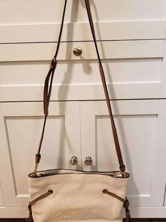 Coach Andy Crossbody Purse Horse & Carriage Logo Pebbled Leather - Picture 8 of 10